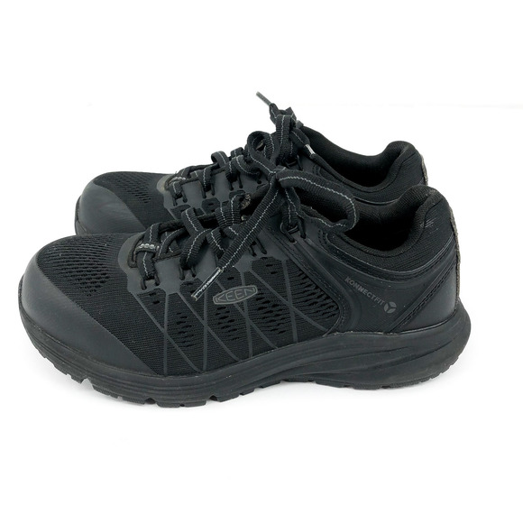 KEEN Women Vista Energy Work Sneakers 7.5 WIDE Black Comp Toe SR EH NIB - Picture 6 of 11
